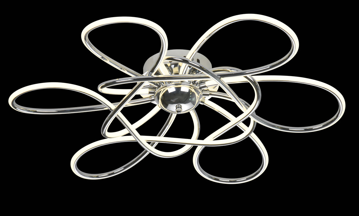 7123/6 – 6-Light Chrome Ceiling Lamp
