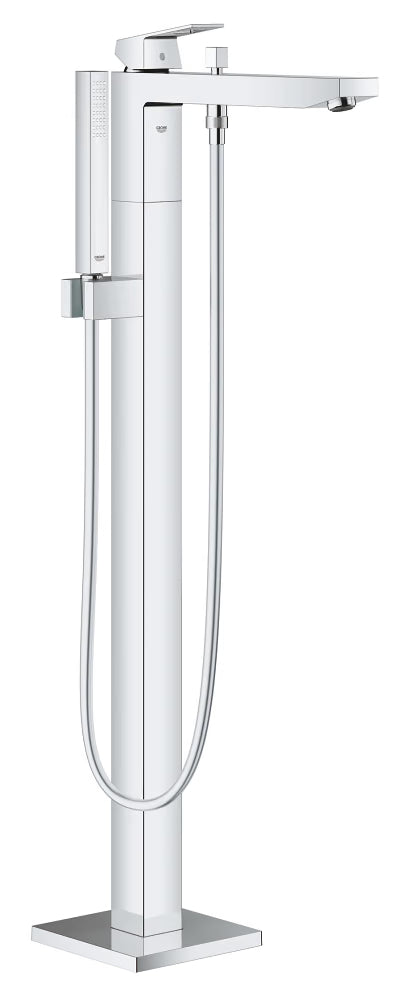 GROHE Eurocube Single-Lever Bath Mixer 1/2 Inch Floor Mounted 23672001