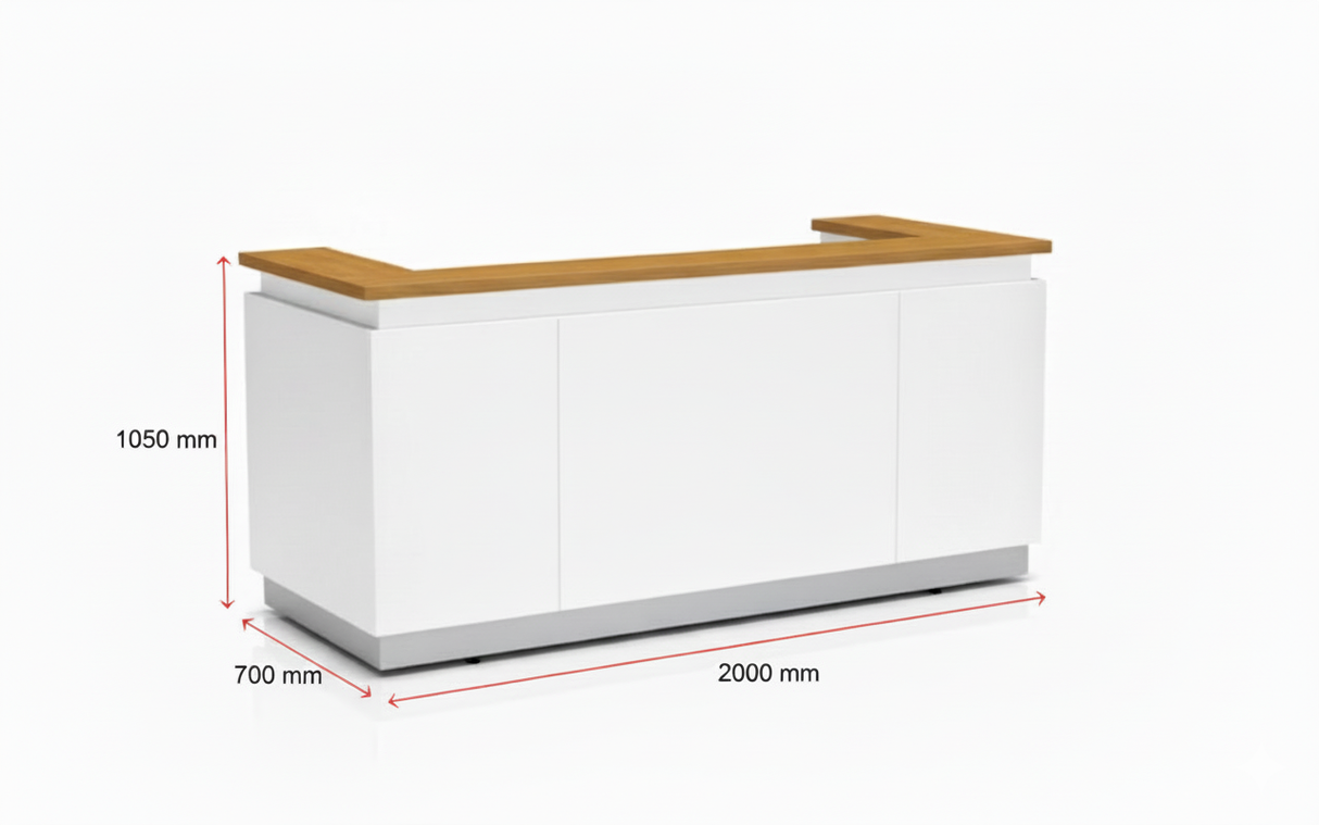 2381 Reception Table 2000*700*1050 (1set, 4box)