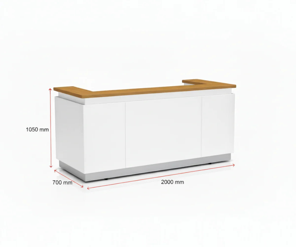 2381 Reception Table 2000*700*1050 (1set, 4box)