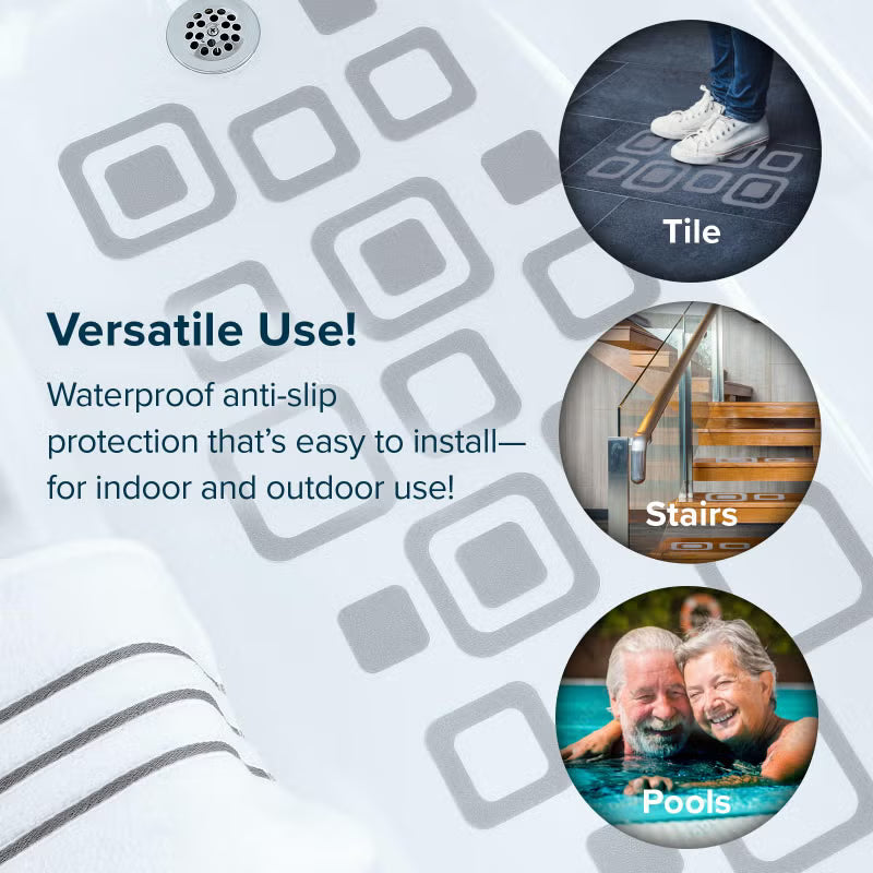 SlipX Solutions Square Anti-Slip Safety Treads