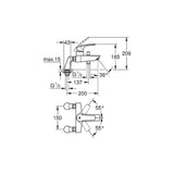 GROHE Eurosmart Bath/Shower Mixer