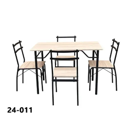 FANAR 1+4 Dining Table with Chair Set – 110×70×75 cm