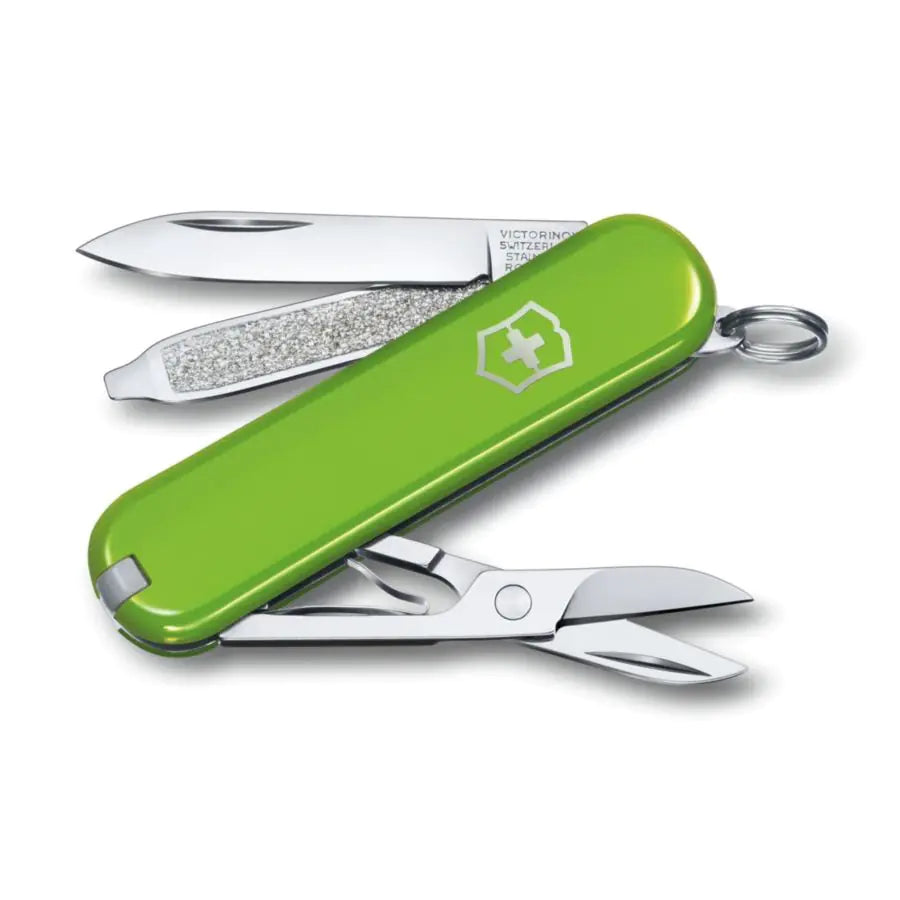 Victorinox Classic SD 7 Functions Small Pocket Knife – Smashed Avocado Edition