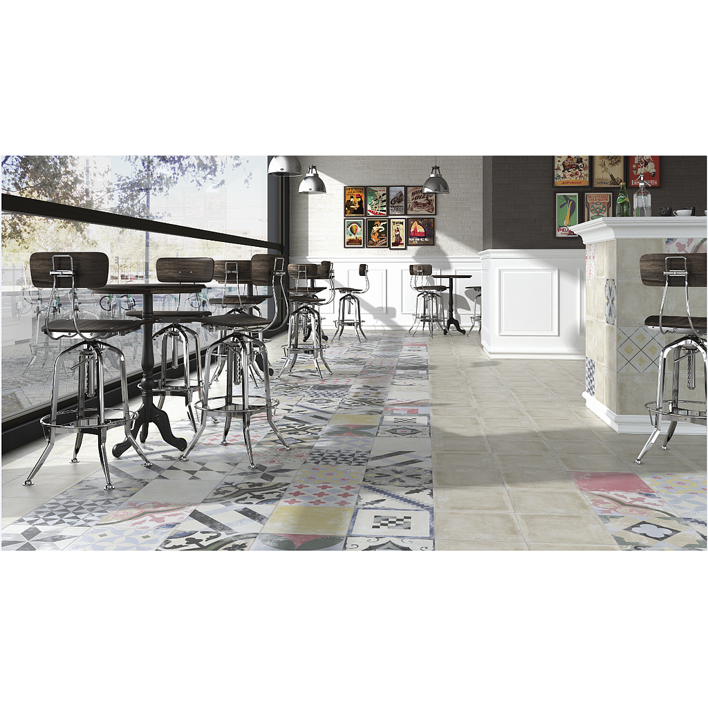 Tile Porc. Heritage Mix