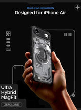 Ultra Hybrid MagFit iPhone 17 Air Case Cover with MagSafe (2025) - Zero One Black