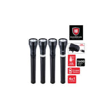 SANFORD | Rechargeable LED Search Light Combo 4-in-1 with USB Charging (Black)