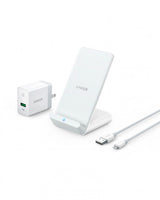 Anker Power Wave 7.5 Stand With QC 3.0 Charger - White