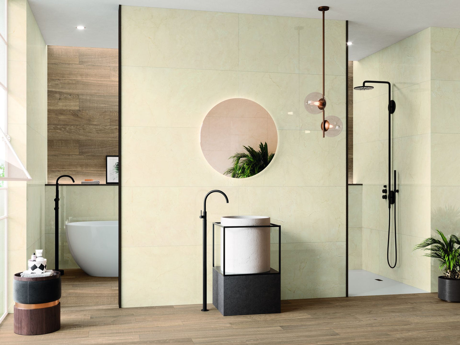 Tile-AU. Crema Roma Pol