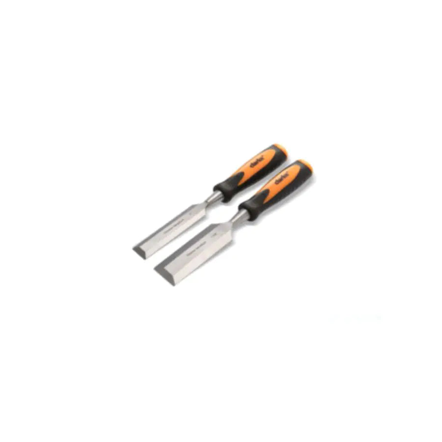 Wood Chisel 1 inch Chrome Carbon Steel Blade with Orange/Black Color Impact Resistant Handle