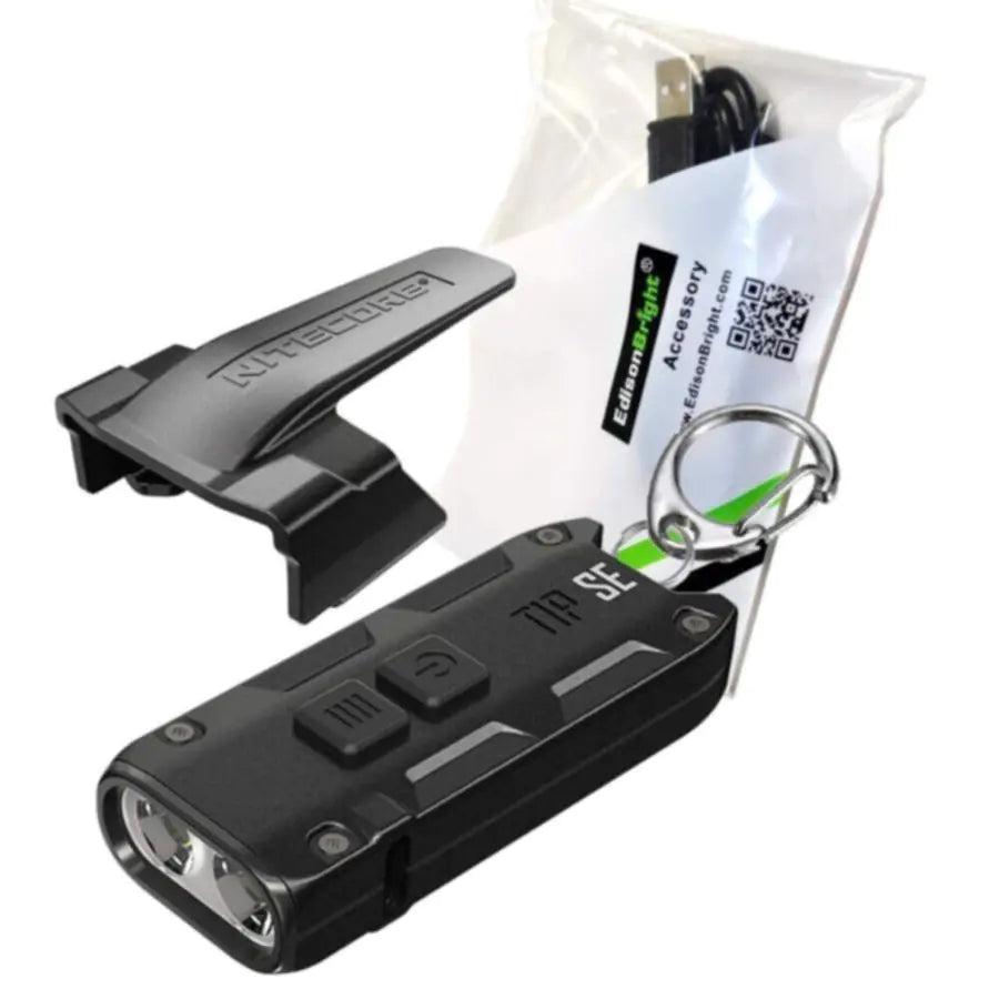 NITECORE Dual-Core Metallic Keychain Light 700 Lumens Black