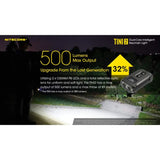 NITECORE | Dual-Core Intelligent Keychain Light with OLED Display (500 Lumens