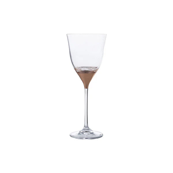 RCR Bronze Leaf Goblet Set Of 6 Pieces