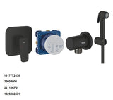 GROHE Cubeo Concealed Shower System with SmartBox, Rainshower Outlet Elbow & Tempesta Trigger Spray Set