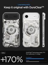 Ultra Hybrid MagFit iPhone 17 Air Case Cover with MagSafe (2025) - Zero One Natural Titanium