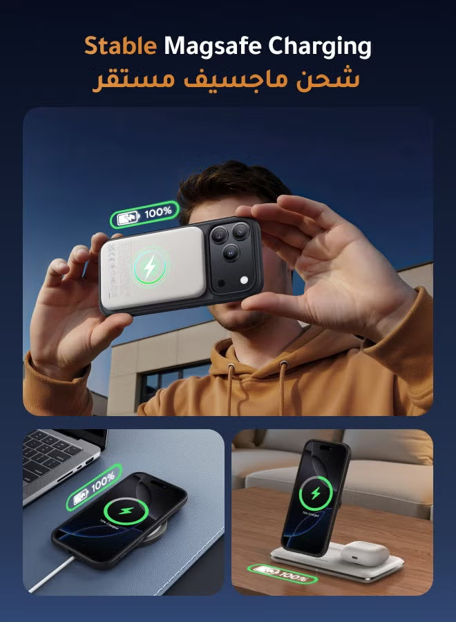 iPhone 17 Pro Max Case Magsafe Strong Magnet Metal Camera Button 17 Pro Max Case Military-Grade Protection Scratch-Resistant iPhone 17 Pro Max Cover Matte Anti-Slip Compatible with Magsafe Accessory