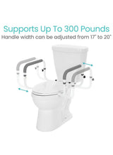 Toilet Safety Rail – Adjustable Grab Bar