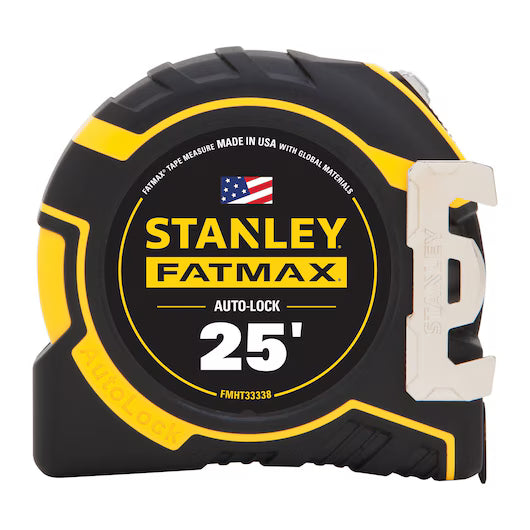 STANLEY 25 ft FATMAX Auto‑Lock Tape Measure