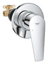 GROHE Relexa 28626000 Shower Outlet Elbow 1/2" & BauEdge Single Lever Shower Faucet 29040001