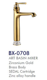 King Art Basin Mixer Zirconium Gold