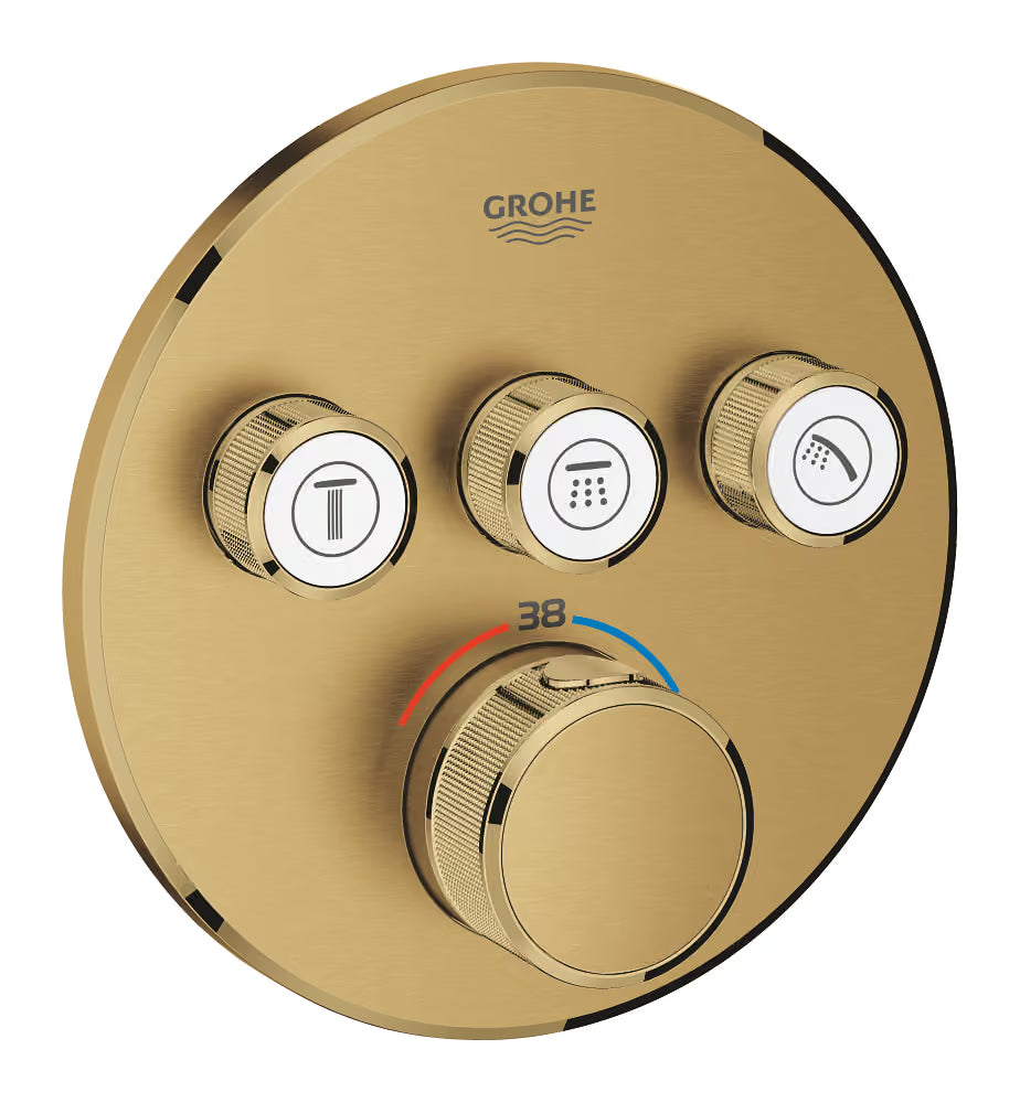GROHE Grohtherm SmartControl Concealed Thermostat with 3 Valves – 29121GN0