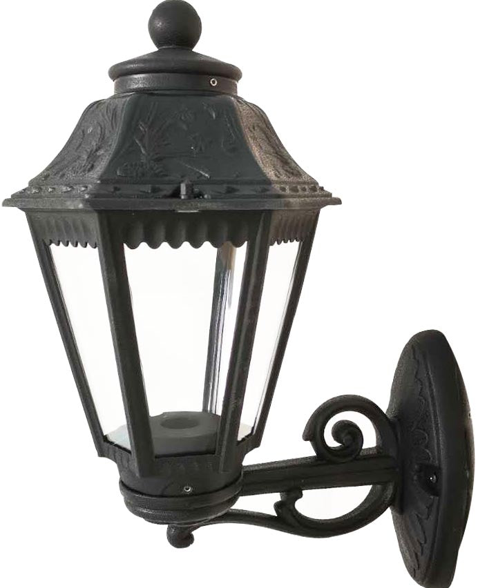 Black E27 (40W) - 5112 wall-mounted outdoor lantern