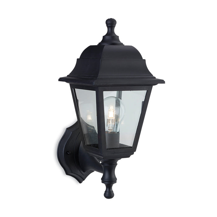 Black E27 (60W) - 6005 outdoor wall light