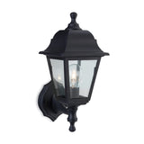 Black E27 (60W) - 6005 outdoor wall light