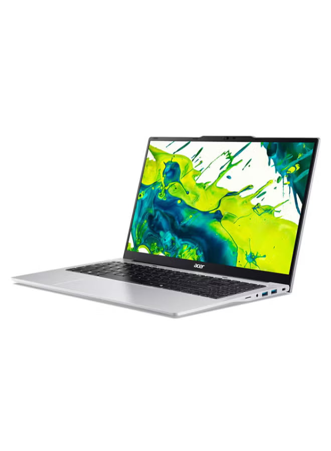 Acer Aspire Lite 15.6-Inch FHD IPS Laptop, Core i7-13620H, 16GB DDR5 RAM, 512GB SSD, DOS, English/Arabic, Silver
