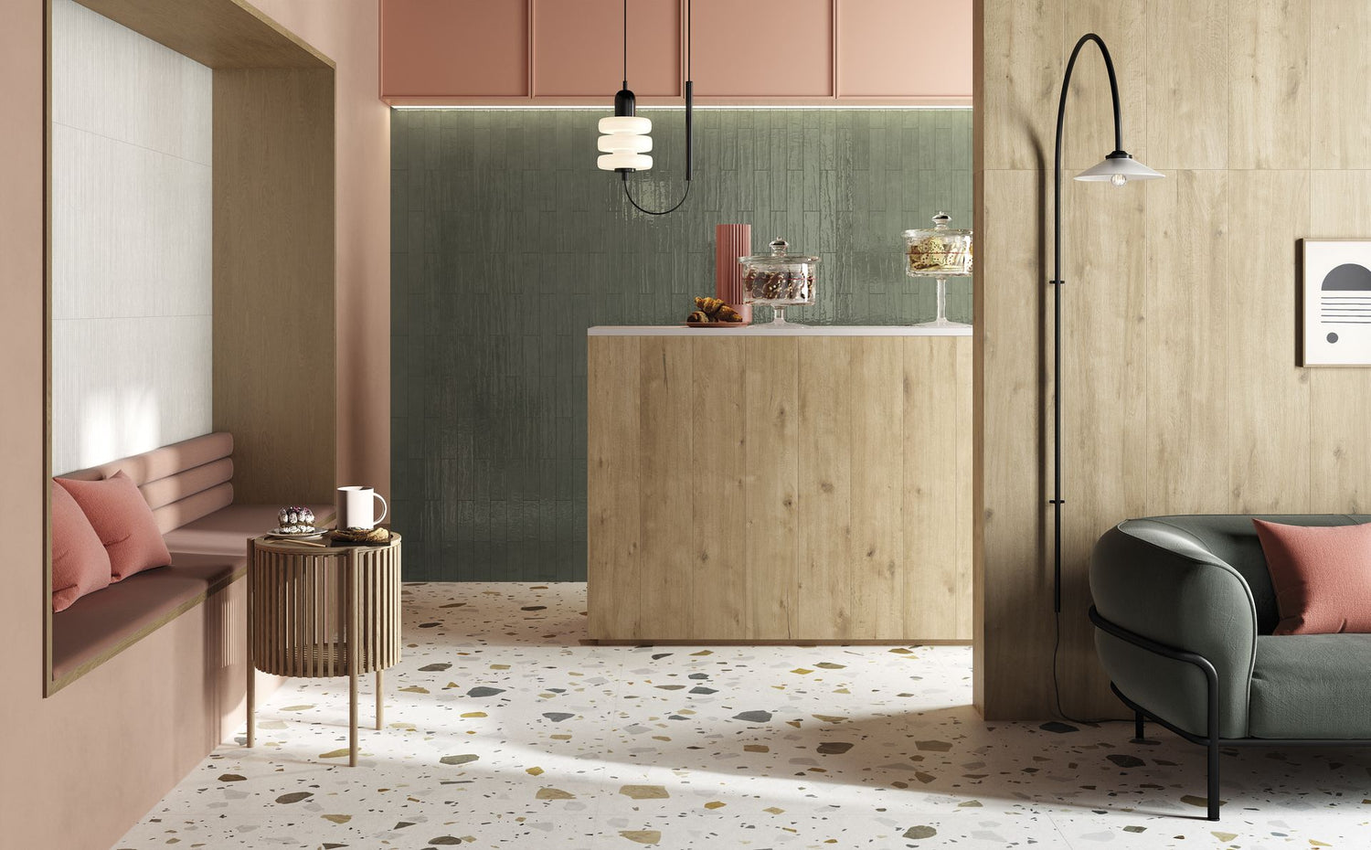 7.5×40 CF Pine Green Brick Tile