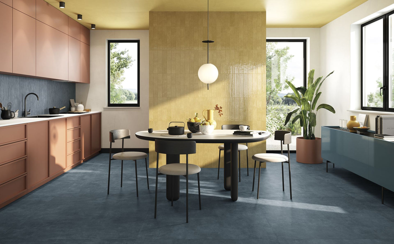 7.5×40 CF Sunflower Brick Tile