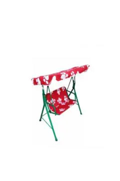 Colorful Kids Outdoor Swing Chair Red | 105x106 cm | Bright & Durable
