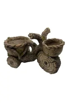 DANUBE | Tricycle Planter With Wooden Effect
