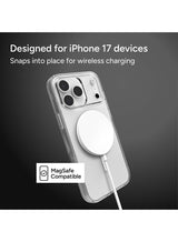 iPhone 17 Pro Max Case – Crystal Palace Snap MagSafe Compatible Clear Cover with Graphene Strength, 13 ft Drop Protection & Anti-Yellowing – Clear