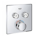 Grohe Grohtherm SmartControl Thermostatic Trim for Two Outlets – Square