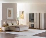 طقم غرفة نوم لورين – 180×200 سم، 6 قطع 