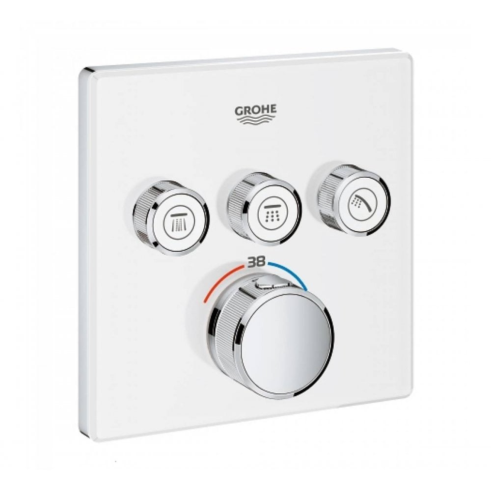 Grohe Grohtherm SmartControl Thermostatic Trim (Moon White)