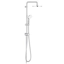 GROHE Tempesta 200 Shower System w/ Diverter 620 mm Rail, Chrome
