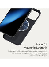 pitaka for iPhone 17 Pro Max Case 6.9" with Camera Control Button, Compatible with MagSafe, Ultra-Slim Case with Caseless Touch Feeling, 600D Aramid Fiber Woven, Black/Grey(Twill)