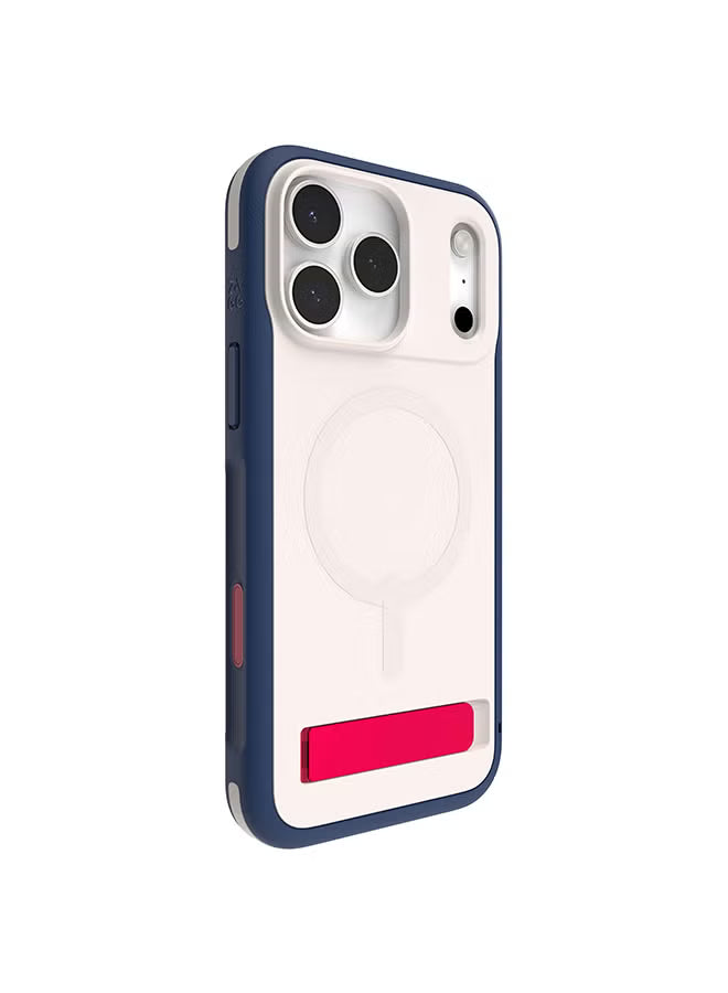 iPhone 17 Pro Max Case – Sedona Snap MagSafe Compatible Kickstand Cover with Graphene Strength, 13 ft Drop Protection & Reinforced Bumpers – Royal Ember Blue