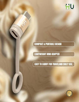 HAC-1013 USB-C Male to Lightning Female PD Fast Charging Adapter, 65W