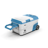 TOBY’S TR-32 Rechargeable 32L Portable Car Refrigerator & Freezer with 60W Compressor, APP Control, Dual Removable Batteries, Wheels & Pull Handle
