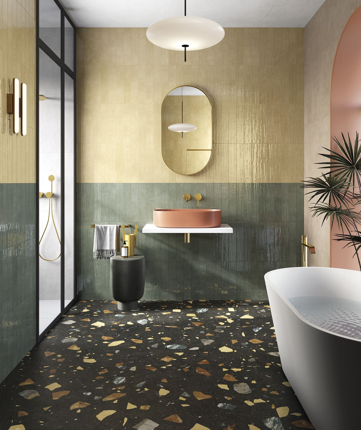 7.5×40 CF Sunflower Brick Tile