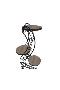 Metal 3-T Planter With 48x28x79 cm