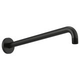 Brizo European 16" Shower Arm & Flange – Matte Blac