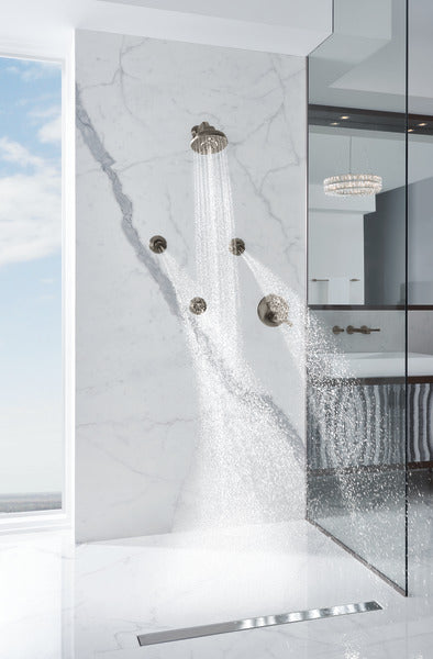 Brizo Hydrachoice Max® Round Body Spray Trim – Luxe Steel