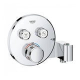 Grohe Grohtherm SmartControl Thermostatic Trim for Two Outlets with Integrated Hand Shower Holder