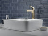 Delta Zura Single Handle Vessel Bathroom Faucet - (polished Nickel) 774-pn-dst