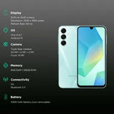 Samsung Galaxy A16 5G 8GB RAM 128GB Smartphone, Light Green