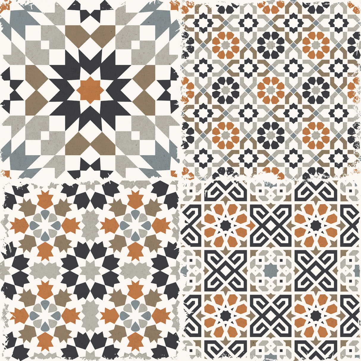 Tile Moroccan Bianco Glitter Rustic 60x60